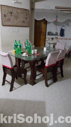 Dining Table with six chairs